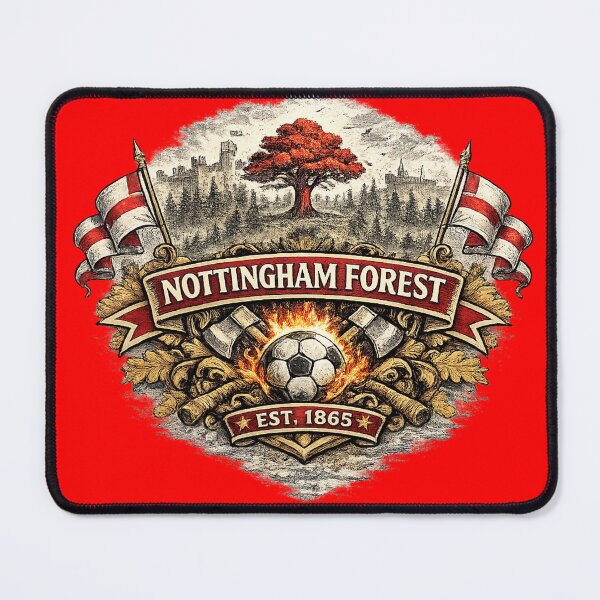 Item preview, Nottingham Forest Football Fan Graphic | Vintage Supporter Shirt | Est. 1865 | Red Tree Football Design designed and sold by GarnerSupplyCo.