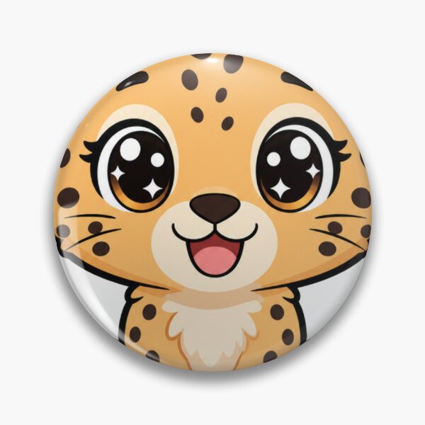 Item preview, Born To Stand Out Cute Kawaii Cheetah with Spots designed and sold by BoosterShop.
