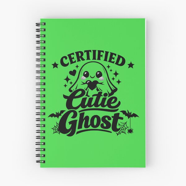 Item preview, Certified Cutie Ghost | Cute Kawaii Halloween Ghost with Bats & Spider Webs designed and sold by DesignHouse07.