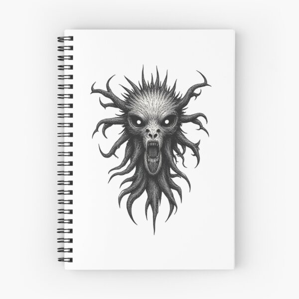 Item preview, Screaming Demon Creature Dark Horror Illustration designed and sold by Oddifys.