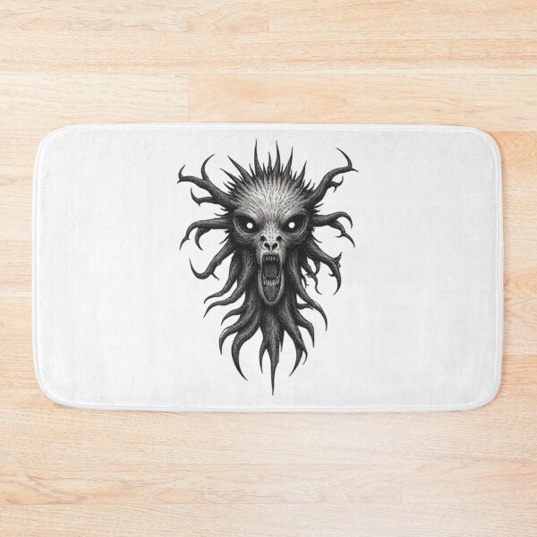 Item preview, Screaming Demon Creature Dark Horror Illustration designed and sold by Oddifys.