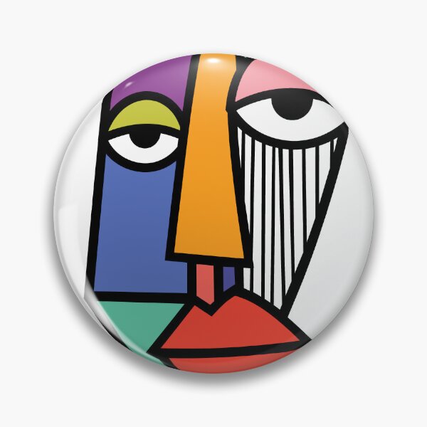 Item preview, Colorful Geometric Abstract Face designed and sold by MTacher.