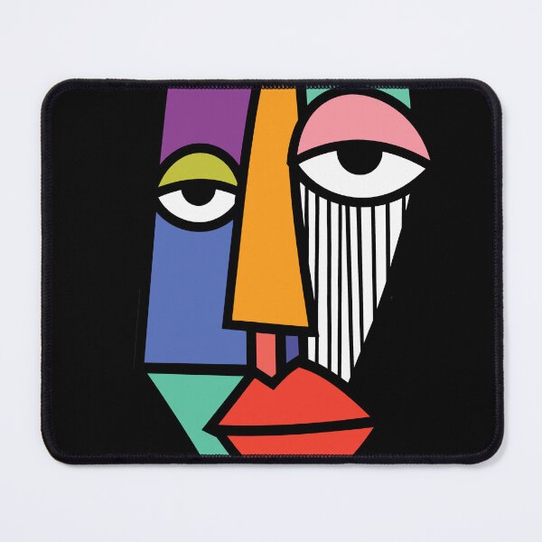 Item preview, Colorful Geometric Abstract Face designed and sold by MTacher.