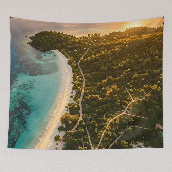 Item preview, Golden Jungle Adventure | Vintage Nature Wall Art designed and sold by Spirit of Siam.