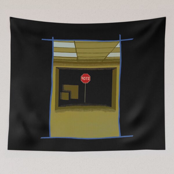 Item preview, Backrooms Door Stop Sign designed and sold by Power Up Prints.