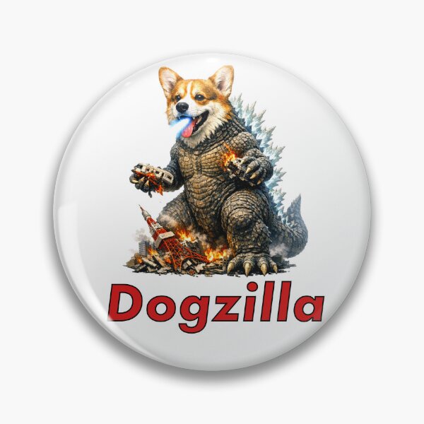Item preview, Dogzilla Funny Monster Movie Parody designed and sold by FreakNRetro.