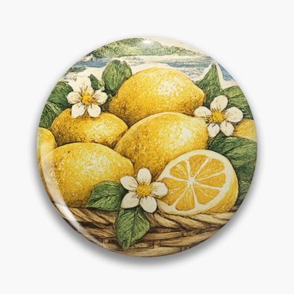 Item preview, Vintage Lemon Club Italian Mediterranean Summer Illustration designed and sold by NinaVibeStudio.