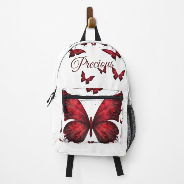 Item preview, Red Butterfly Precious, Elegant Crimson Insect Illustration designed and sold by Golden Threads Studio.