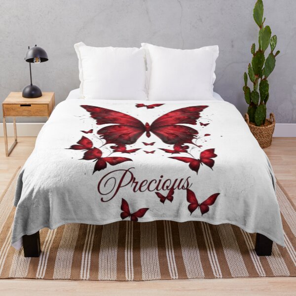 Item preview, Red Butterfly Precious, Elegant Crimson Insect Illustration designed and sold by Golden Threads Studio.