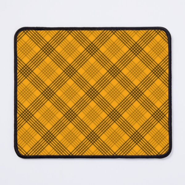 Item preview, Diagonal Plaid Pattern (black lines on yellow) designed and sold by JMParadis.