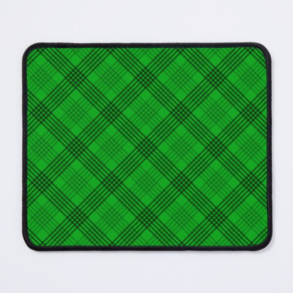 Item preview, Diagonal Plaid Pattern (black lines on green) designed and sold by JMParadis.