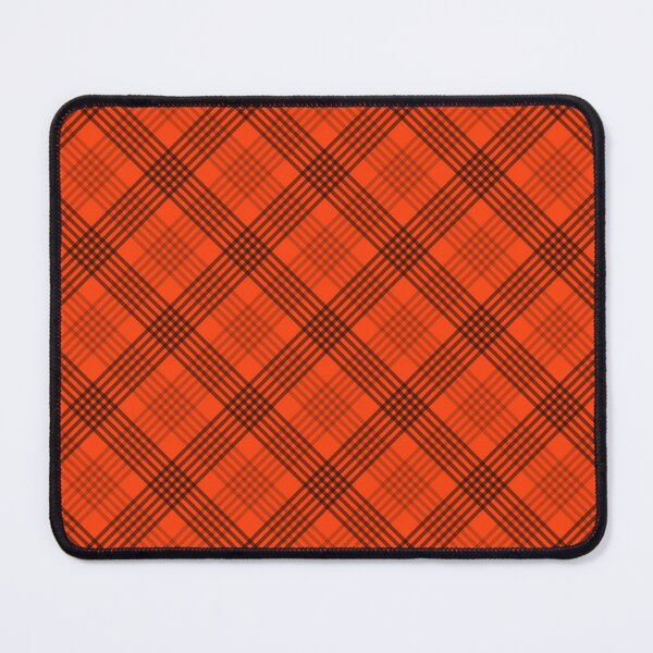 Item preview, Diagonal Plaid Pattern (black lines on orange) designed and sold by JMParadis.