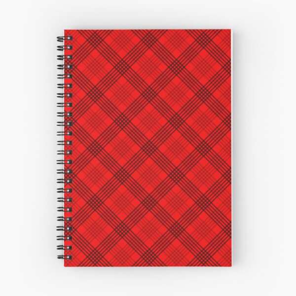 Item preview, Diagonal Plaid Pattern (black lines on red) designed and sold by JMParadis.