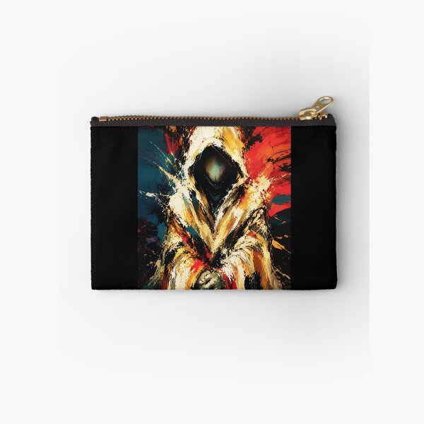 Item preview, Mysterious Hooded Figure – Bold Abstract Expressionist Wall Art designed and sold by RamyGallery.