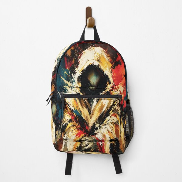 Item preview, Mysterious Hooded Figure – Bold Abstract Expressionist Wall Art designed and sold by RamyGallery.