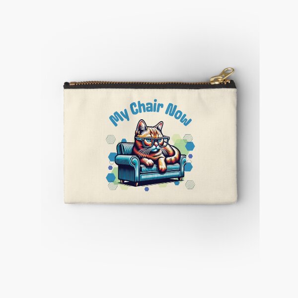 Item preview, My Chair Now Funny Cat Lover Design Cute Cat on Armchair Graphic designed and sold by Sachie's Studio.