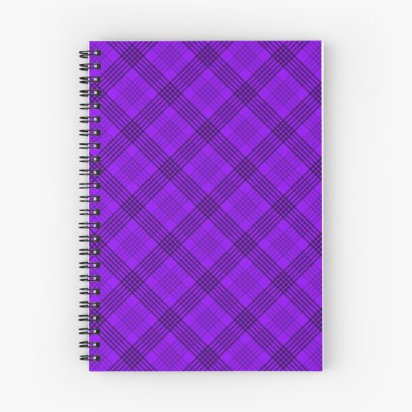 Item preview, Diagonal Plaid Pattern (black lines on purple) designed and sold by JMParadis.