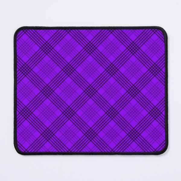Item preview, Diagonal Plaid Pattern (black lines on purple) designed and sold by JMParadis.