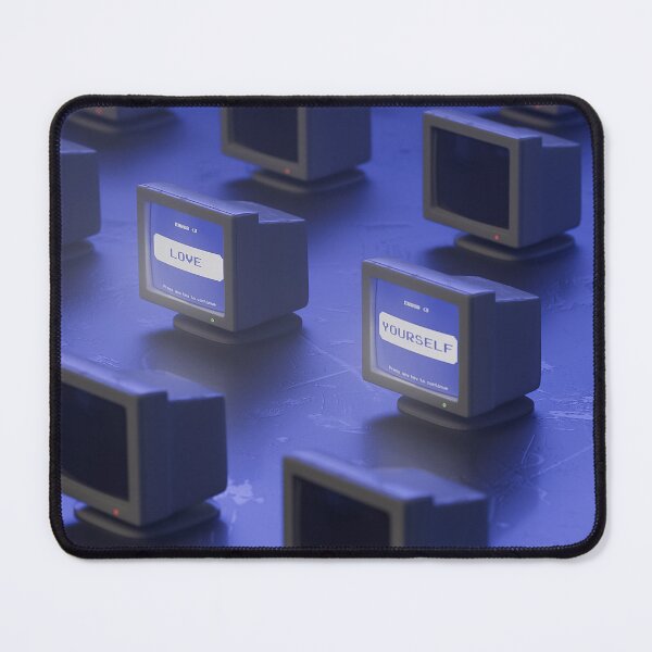 Item preview, Retro CRT Monitor Love Yourself Y2K Aesthetic designed and sold by tagarc.