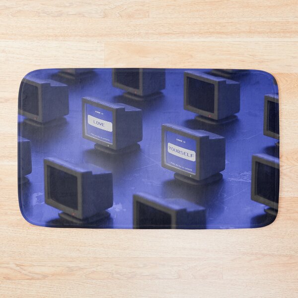 Item preview, Retro CRT Monitor Love Yourself Y2K Aesthetic designed and sold by tagarc.
