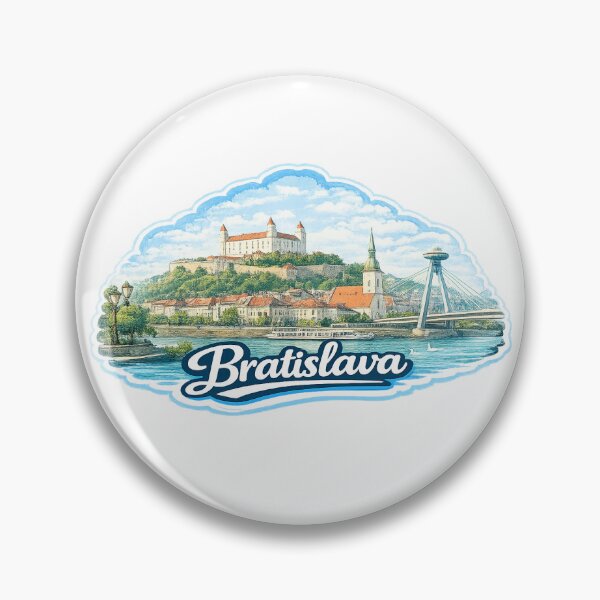Item preview, Bratislava Skyline designed and sold by GridiStudio.