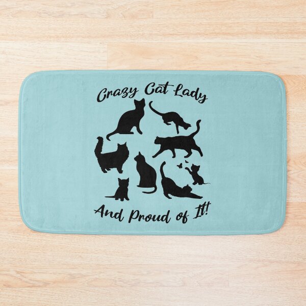 Item preview, Crazy Cat Lady and Proud of It | Funny Cat Lover Gift Design designed and sold by Sachie's Studio.