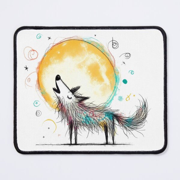 Item preview, Wolf Howling at the Moon  Main Tag designed and sold by AnyGil.