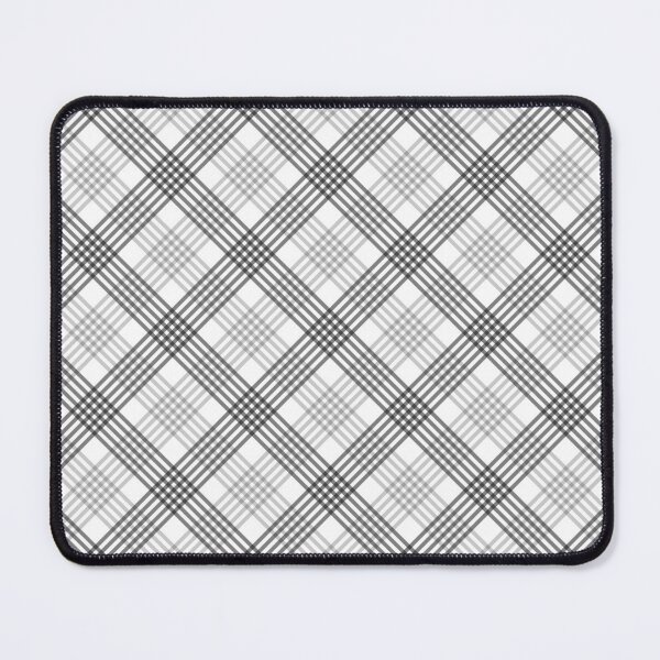 Item preview, Diagonal Plaid Pattern (black lines on white) designed and sold by JMParadis.