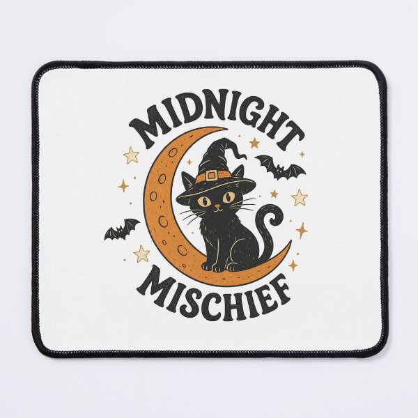 Item preview, Midnight Mischief Black Cat Halloween designed and sold by suechtmpoa.