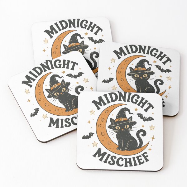Item preview, Midnight Mischief Black Cat Halloween designed and sold by suechtmpoa.