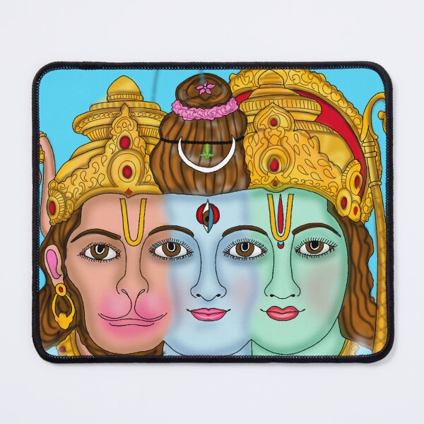 Item preview, Lord Hanuman Artwork | Powerful Hindu God Digital Painting Illustration designed and sold by Harshit_Digital_Arts.