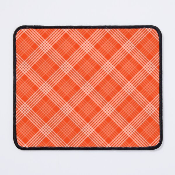 Item preview, Diagonal Plaid Pattern (white lines on orange) designed and sold by JMParadis.