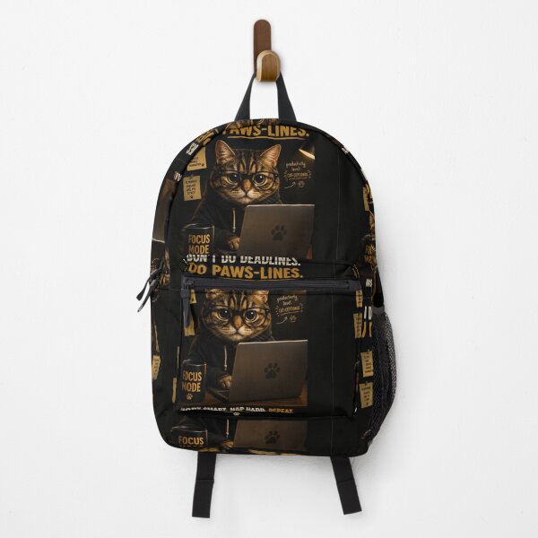 Item preview, Focused Work Cat Laptop Humor designed and sold by Luenz.