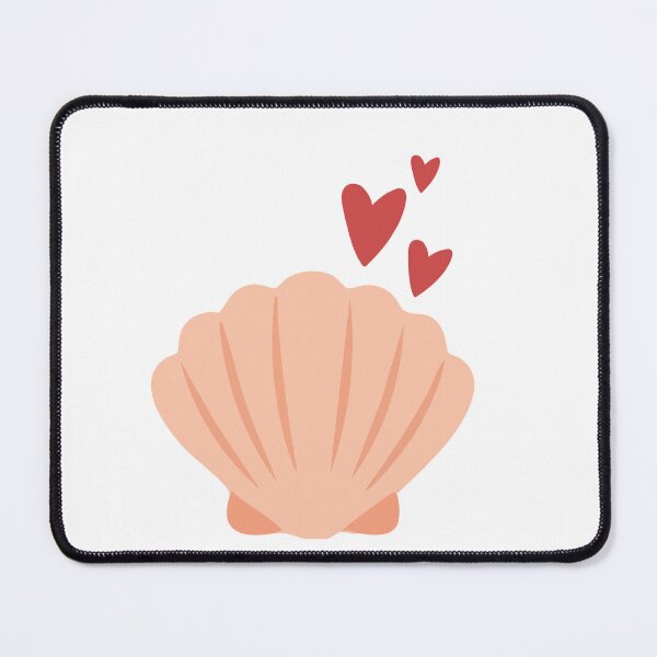 Item preview, Peach shell with hearts designed and sold by ediejones12.