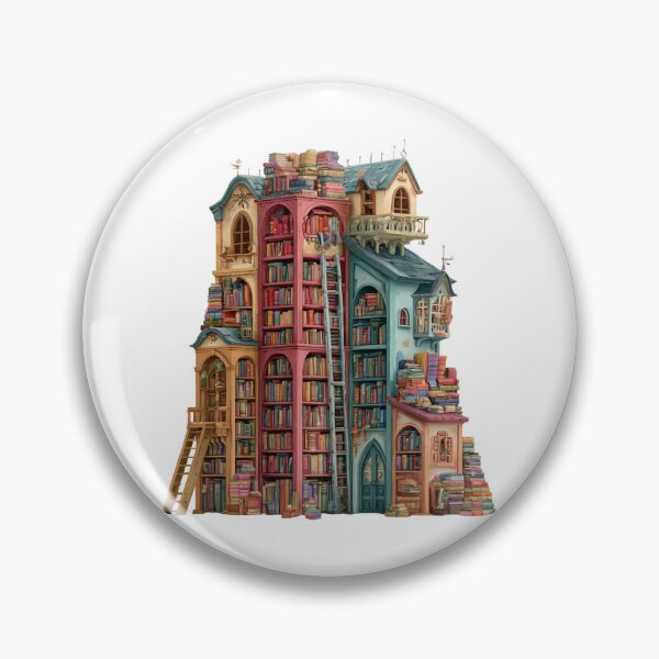 Item preview, House of Books designed and sold by bubblyrainbow.