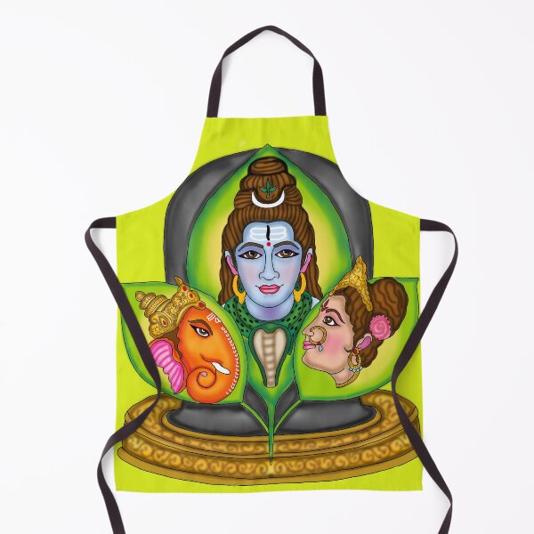 Item preview, Lord Shiva Family Artwork | Shiva Parivar Divine Hindu Digital Art Illustration designed and sold by Harshit_Digital_Arts.