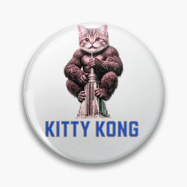 Item preview, Kitty Kong Funny Monster Movie Parody designed and sold by FreakNRetro.
