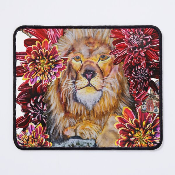 Item preview, Lion, Butterfly, Chrysanthemums Color 1 designed and sold by nastiaart.