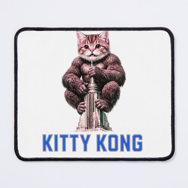 Item preview, Kitty Kong Funny Monster Movie Parody designed and sold by FreakNRetro.