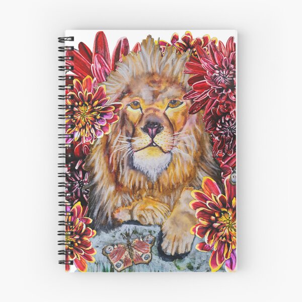 Item preview, Lion, Butterfly, Chrysanthemums Color 1 designed and sold by nastiaart.