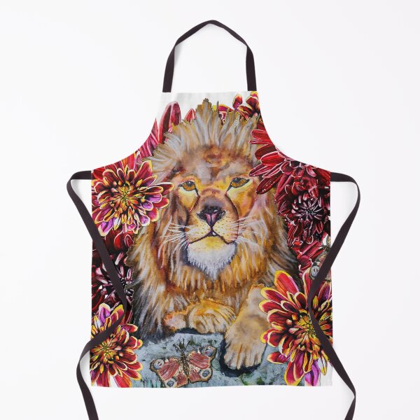 Item preview, Lion, Butterfly, Chrysanthemums Color 1 designed and sold by nastiaart.
