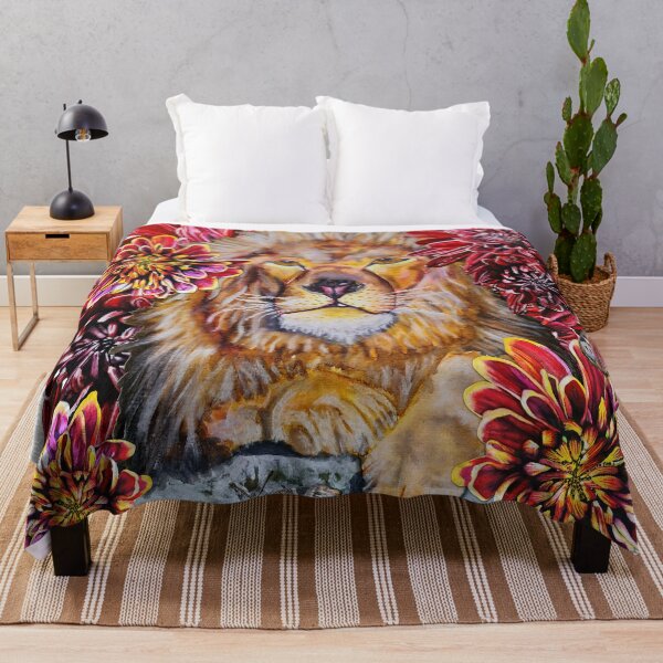 Item preview, Lion, Butterfly, Chrysanthemums Color 1 designed and sold by nastiaart.