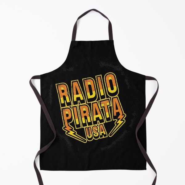 Item preview, Pirate Radio USA Splatter Stylized Lettering designed and sold by Odd-Nest-Studio.