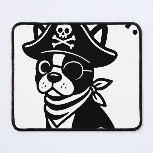 Item preview, Pirate Boston Terrier Dog designed and sold by ToadsWorkshop.