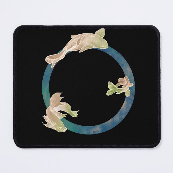 Item preview, Koi fish swimming dance in circles designed and sold by raZNOTova | TONZ.