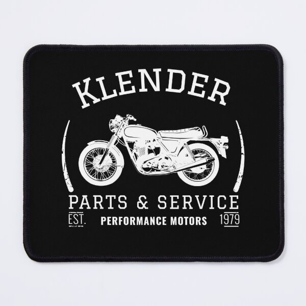 Item preview, Klender Parts & Service | Vintage Classic Motorcycle Garage designed and sold by ACozyChaos.