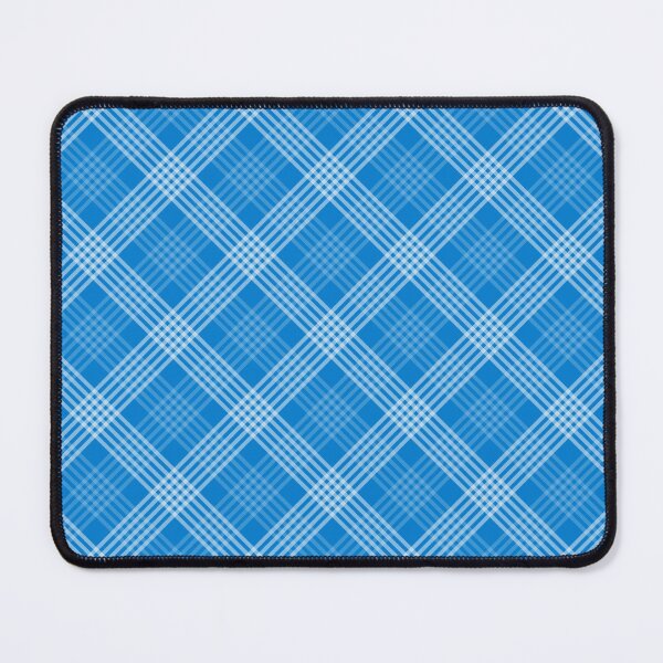 Item preview, Diagonal Plaid Pattern (white lines on blue) designed and sold by JMParadis.