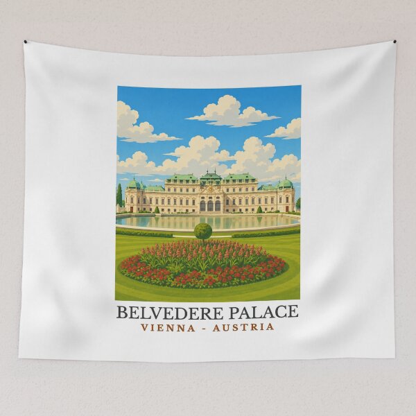Artikelvorschau, Schloss Belvedere - Wien - Österreich entworfen und verkauft von GoodOldVintage.