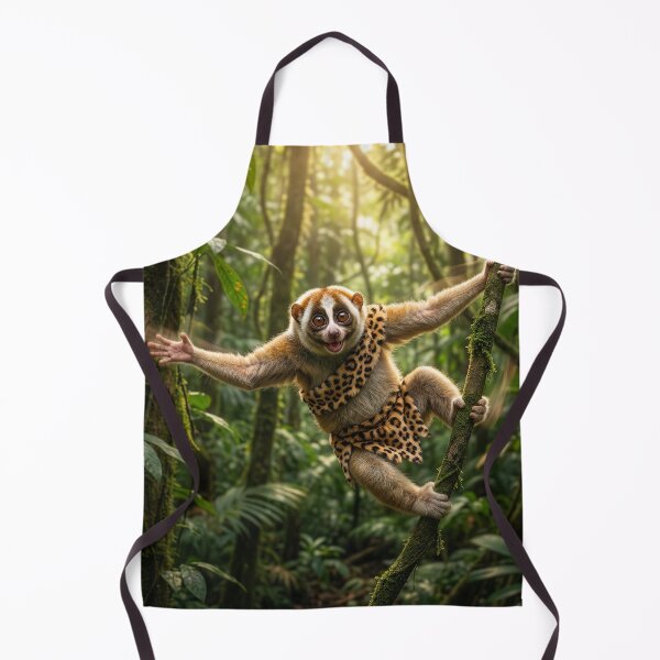 Item preview, Happy Slow Loris Swings Through the Jungle designed and sold by Tridentulus.