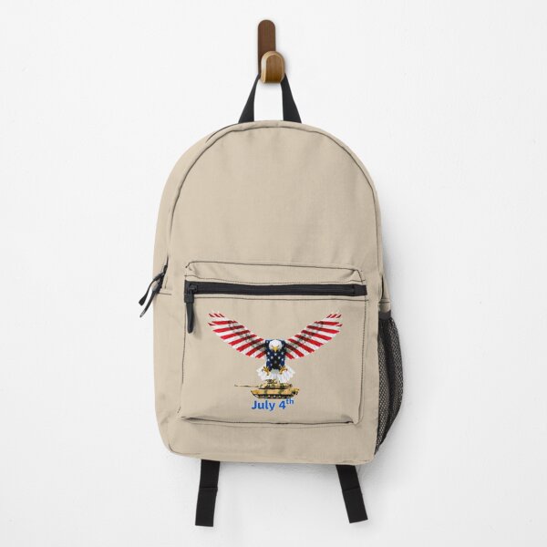 Item preview, Land of the Free — American Eagle & Tank July 4th Art designed and sold by NewGen-For-You.